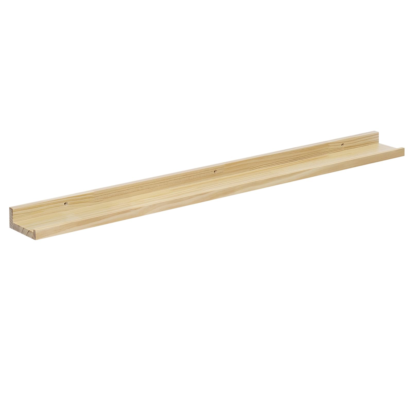 eSituro Wandregal aus Holz, 100cm Eiche für Küche,Bad,Wohnzimmer,Schlafzimmer zur Aufbewahrung von Gewürzen Pflegeprodukten Bilder Duftkerzen, SWS0379