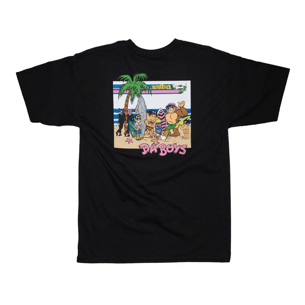 Thrilla Krew Boys Black Da Men's Tee Shirt (, L)