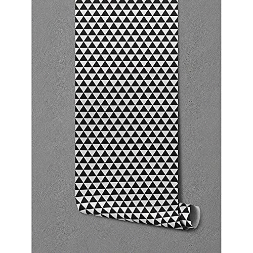 Papier peint triangle géométrique Coloray 208x146cm pour masquer les défauts du mur - 5