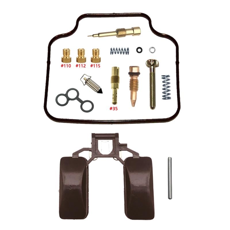 Kit réparation carburateur GS150 gicleur 115 gicleur ralenti 40 et joint nitrile moto GY6