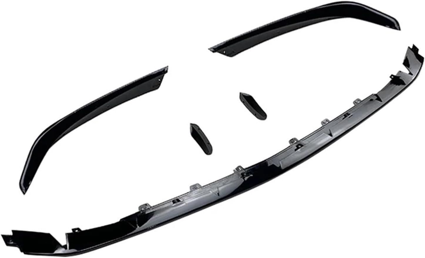 Front Spoiler Glossy Black Front Bumper Spoiler Lip Lower Splitter Blade For Mercedes For Benz A Class A45 W177 2018-2020 Hatchback Front Bumper Spoiler