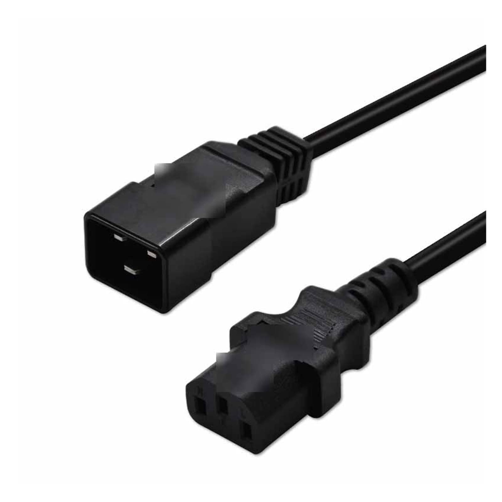 RIDENS PC/PDU Computer Power Cord - C20 Connector to C13 Adapter- 10 Amp 250 Volt Black Cable C13-C20 for Power Distribution Unit (Color : 1m)