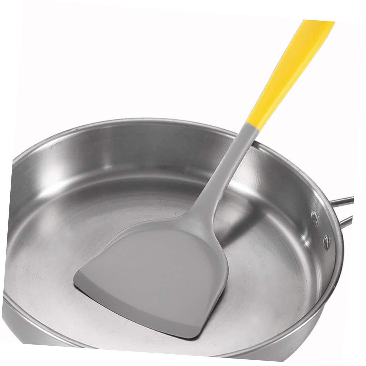Ipetboom Utensili da Cucina in Silicone Utensili per Pentole Antiaderenti Spatola da Cucina Cucchiaio da Zuppa per Appendere Manico Termoisolante Facile da Usare