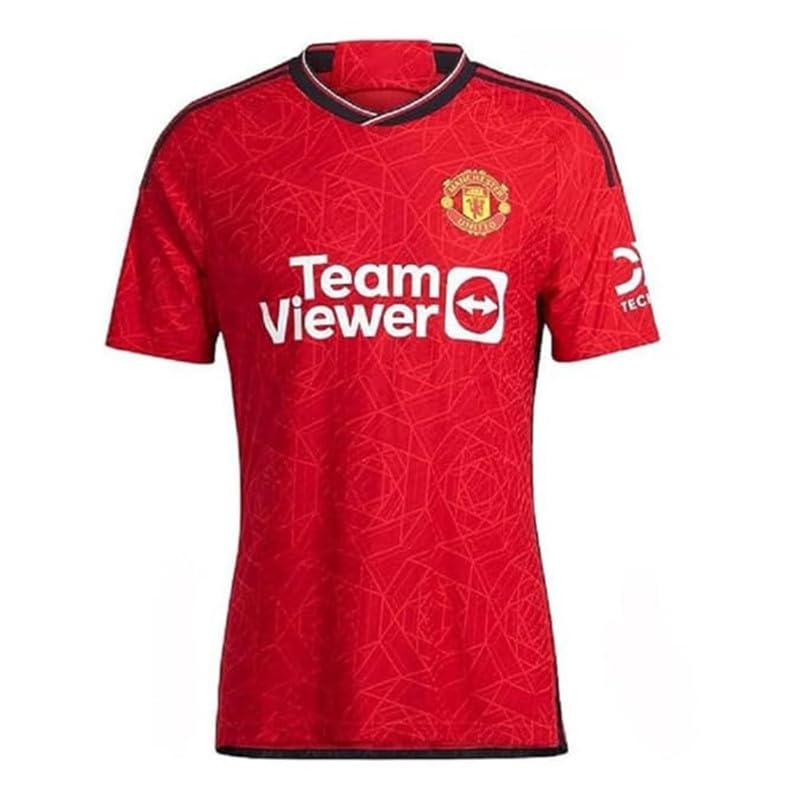 Image of Sports New Soccer Football Portugal Boys Black Jersey Ronaldo 7 Home Kit Jeresy T-Shirt 2023(Kids,Boys&Men)