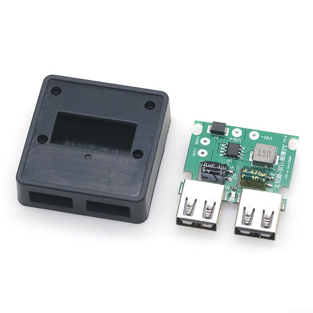 Cargador Solar USB Dual 5V 3A para Camping Cargador Solar USB