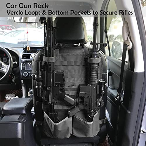 Molle Seat Back Organizer Molle Panel With Truck Gun Rack Tactical Seat Covers For Car Seat Protector Universal Fit Suv Truck Pickup F150 F250 #TOP6
