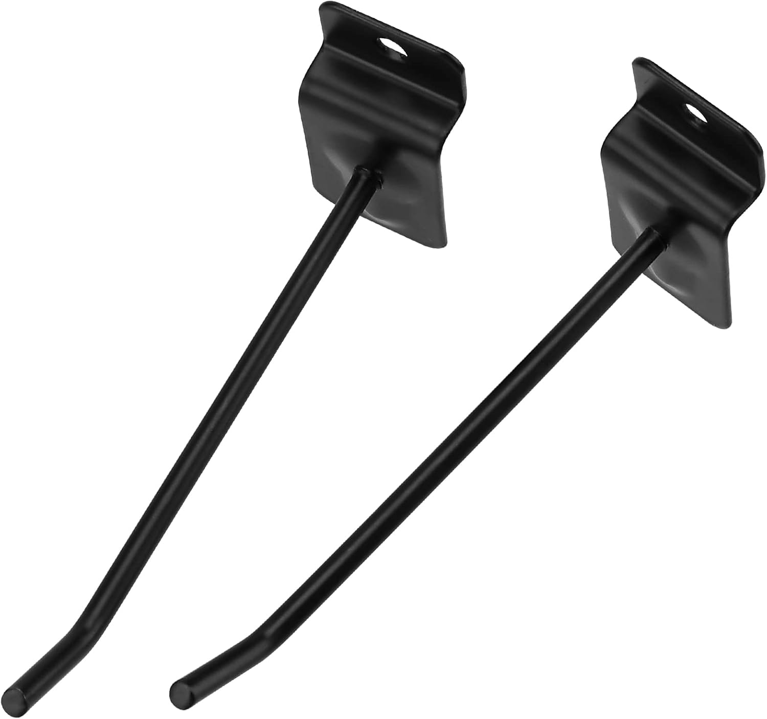 100個 4インチ スラットウォールフック スラット壁グリッドウォールパネル スラット壁フック スロットボードハンガー ペグ 吊り下