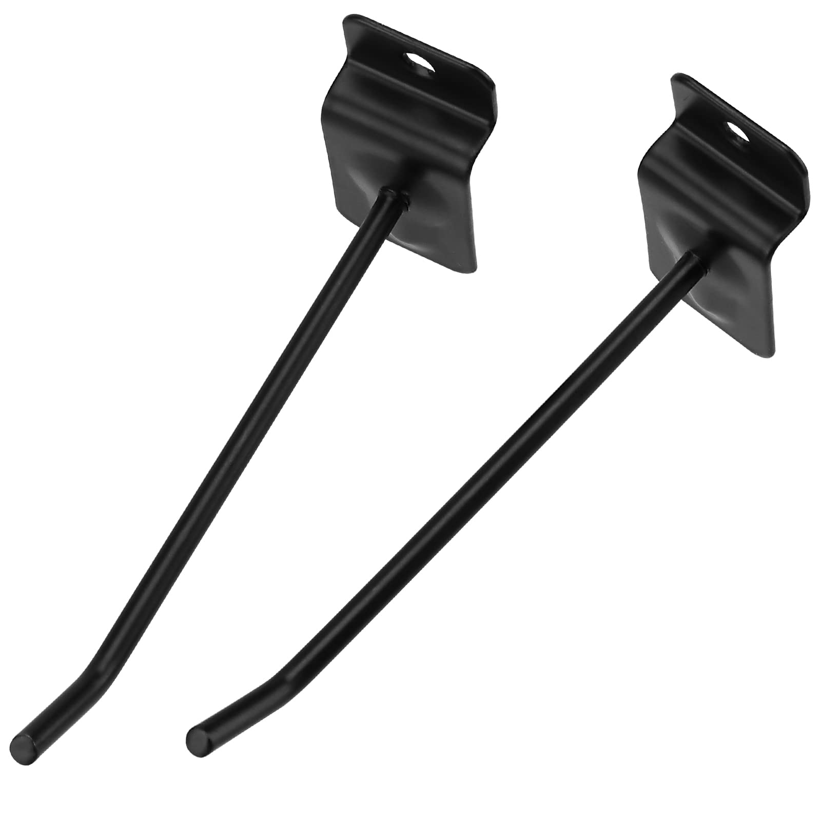 Slatwall Hooks MUKLEI 100 PCS Inch Black Slat Wall Gridwall