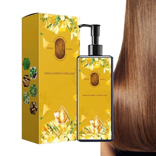 Haarfarbe Auf Pflanzenbasis, Nourishing Hairs Color, Haarfärbemittel Natürliches Pflanzenextrakt Haarfärbemittel,Sanfte Lang Anhaltende Haarfarbe Auf Pflanzenbasis Für Erwachsene