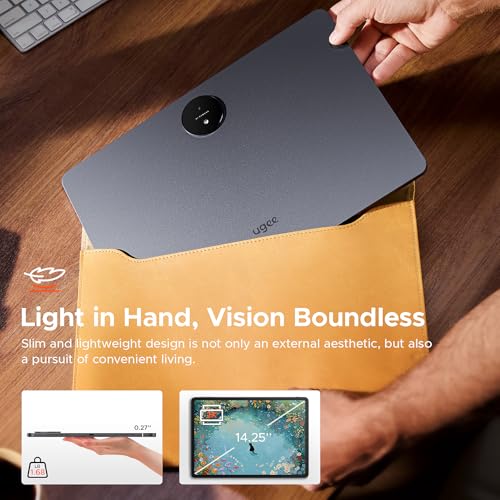 Image of UGEE UT3 Standalone Drawing Tablet, 14.25inch Graphic Drawing Tablet with 2.4K Eye-Care Display, 8GB+256GB, 10000mAh Battery, Wireless Android 14, No PC Needed Tablet,Portable Digital Art Drawing Pad