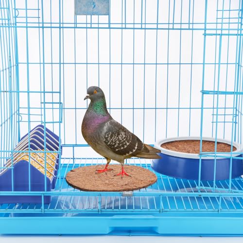 Image of VTurboWay 15 Pcs Bird Nesting Pads Parrot Natural Coconut Fiber Mat Breeding Eggs Mat for Bird Pigeon Parrot Finch Chicken