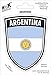 PVC Aufkleber - ARGENTINA - Argentinien - 301214/1 - Gr. ca. 7,9 x 10 cm