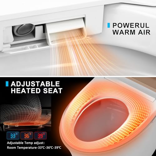 Cosvalve-Smart-Toilet-Bidet-Toilet-Foot-Sensor-Flushing-Remote-Control-Auto-Flushing-One-Piece-Toilet-Remote-Control-Heated-Seat