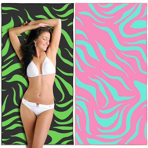 Lubibi 2 Telo mare microfibra,Asciugamano da spiaggia,coperta da...