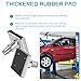 gjkldcvb 4 Pack Truck Adapter for 2 Post Lift, Hot Dipped Galvanized Steel Lift Pads for Auto/Car/Vehicle, Auto Lift Spin-Up Frame Adapter, Truck Adapter Kit