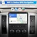 10 Inch Android 13 Car Stereo for Jeep Wrangler JK 2007-2018 Dodge RAM 1500 Chrysler Compass Grand Cherokee, 2GB 64GB Touchscreen Radio, Wireless CarPlay Android Auto, Backup Camera, FM AM WiFi RDS