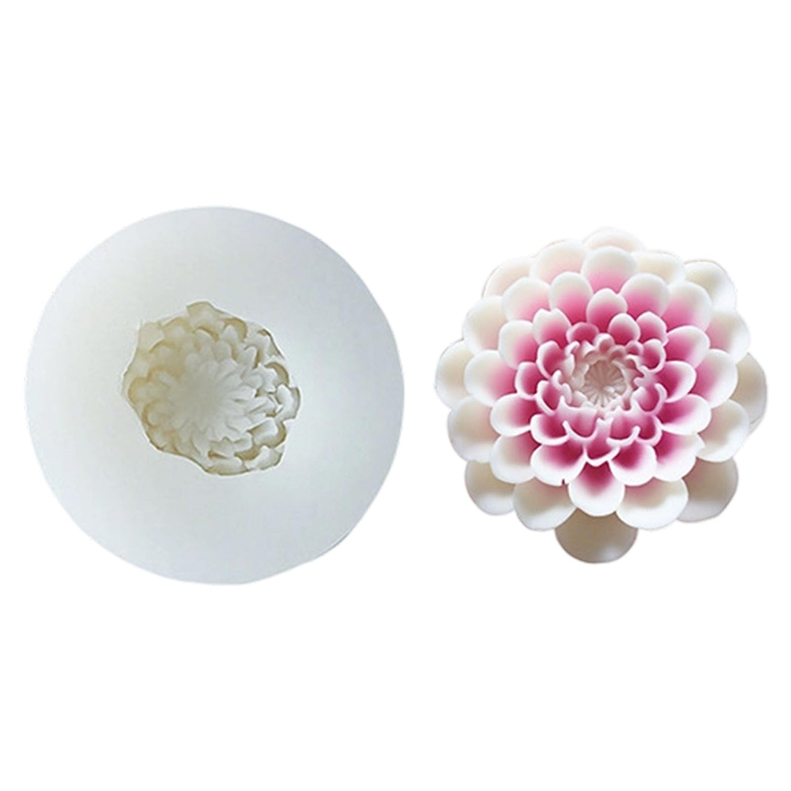 Osniyaw Xq7350 Floral Silicone Molds For Epoxy Resin Making, Candle Soap Heat Resistant, Easy Demoulding, Flower Mold, Silicone Mold, Flower Craft Mould