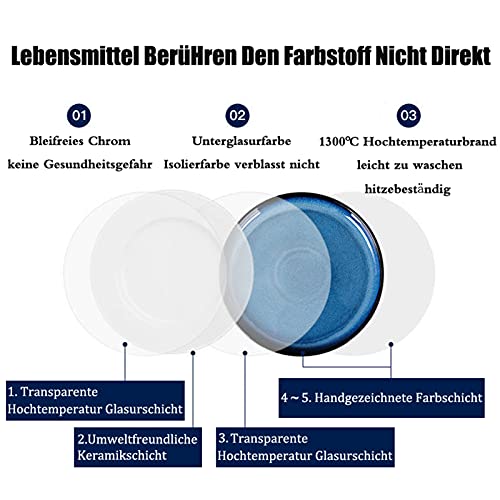 Uziqueif Sake-Set Aus Japanischer Keramik, Keramik, 4 Sake-Becher, 1 Sake-Topf, 5-Teilig,Japanische Liquor Sake Set Porzellan Traditionelle Keramikbecher Crafts Temperatur Weingläser,B