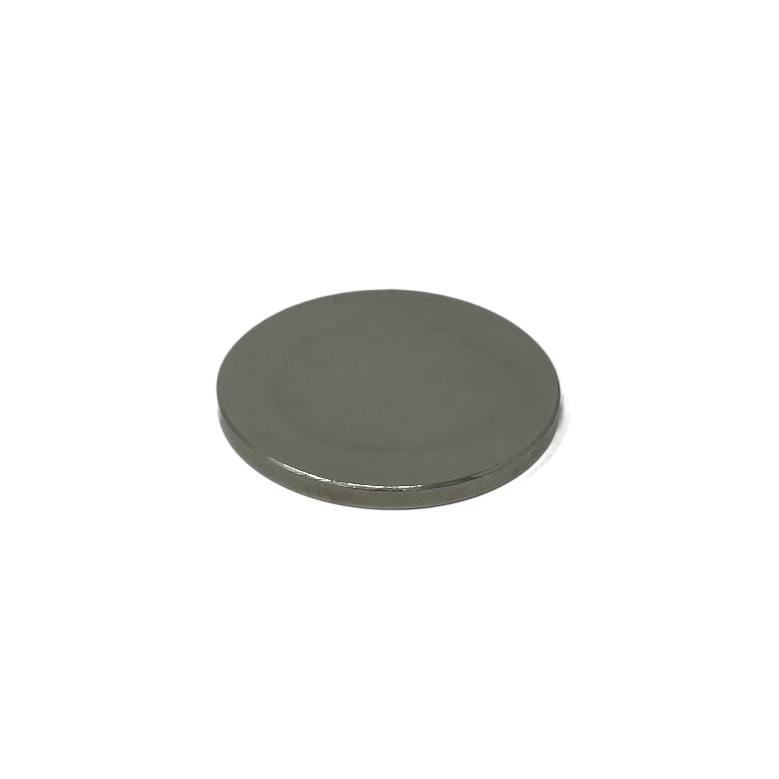 Hanley Machine Tools Super Strong Magnet 40mm dia 3mm - n52 Neodium - 10.93kg pull round disc