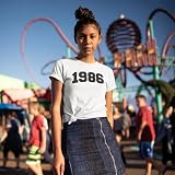 TeesAndTankYou 1986 College Style Shirt Unisex Small Natural