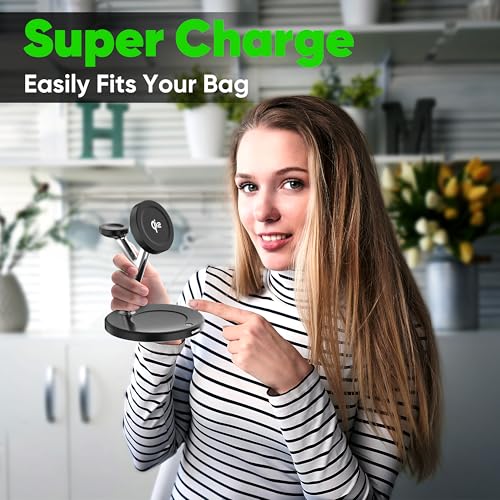 Carregador sem fio 3 em 1 Qi2 para iPhone, estação de carregamento rápido sem fio 30W Supper para iP