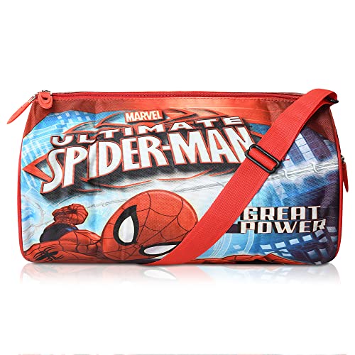 Image of Stylbase Polyester 14 inch Travel, Sports Duffle Bag for Kids Printed Bag (35X20X22 CM LxWxH) Pack of 1 (Spider Man)