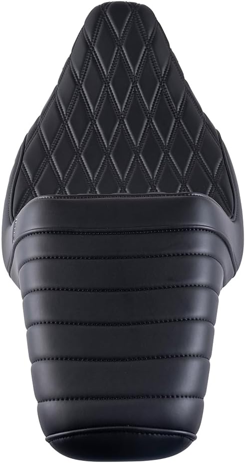 Advanblack ProMonkey Extended Reach Touring Tall Boy Seat - Compatible with 2023-2025 CVO Street Glide FLHXSE FLTRXSE & 2024 FLHX FLTRX FLHXU FLTRXSTSE (Black Stitching)