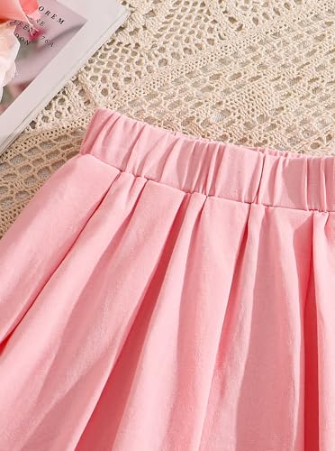 Image of Girls Pleated Skirts Cute Summer Graphic Casual Mini Tennis Skirts