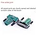 ANMBEST 1PCS DB25 Solderless RS232 D-SUB Serial to 25-pin Port Terminal Female Adapter Connector Breakout Board with Case Long Bolts Nuts (Female)
