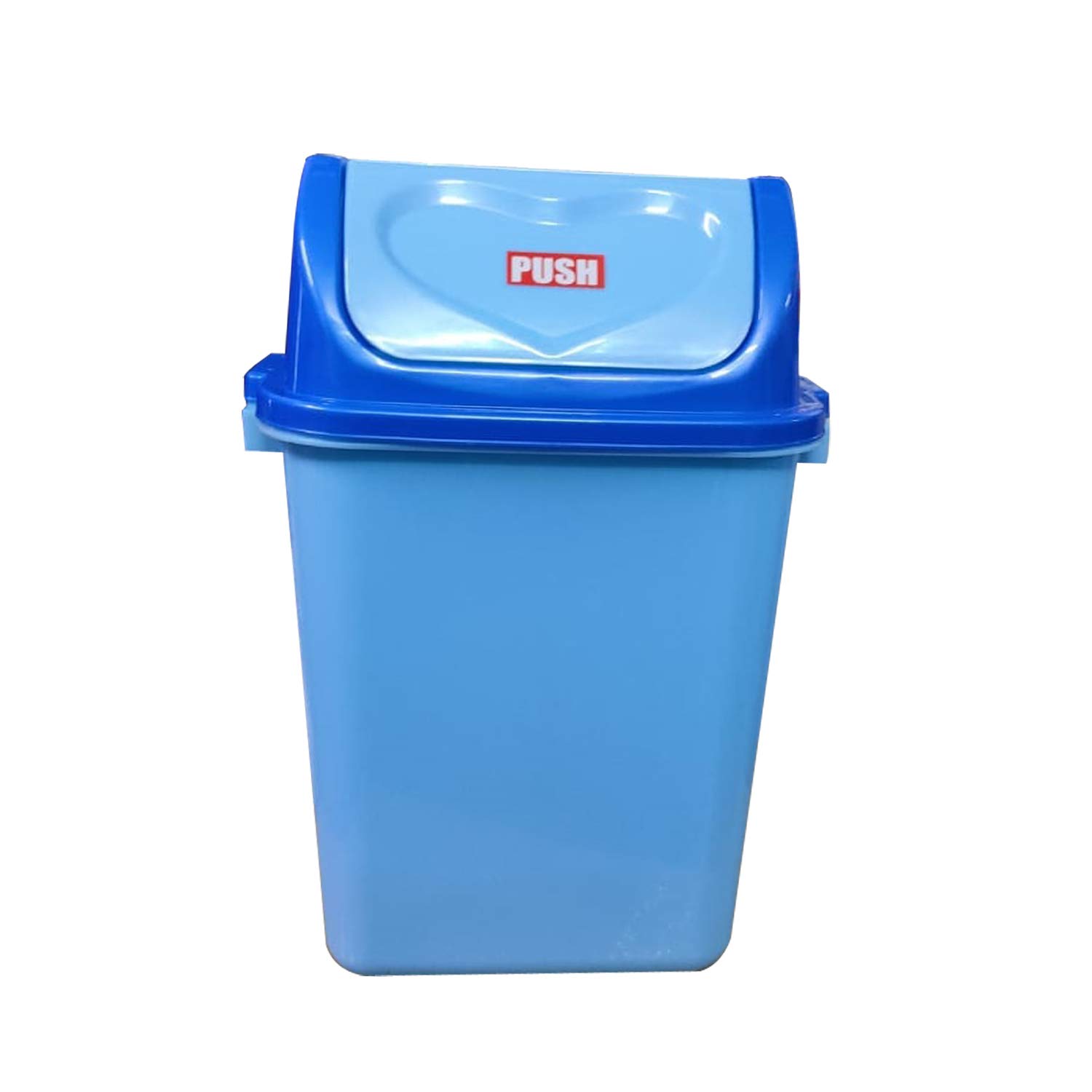 Dhwani Enterprise 15 L Plastic, Metal Square Swing with Lid Dustbin ...