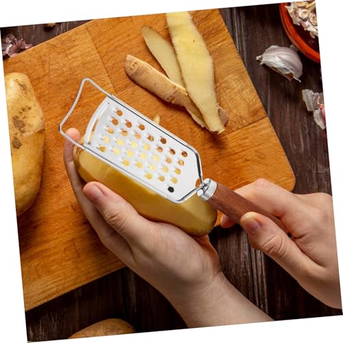 Juego de 2 Ralladores Manuales de Acero Inoxidable para Queso miniatura 4