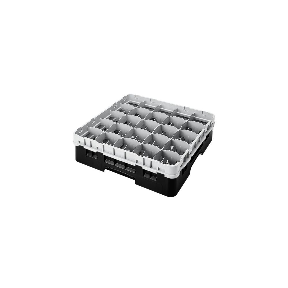 Camrack Glass Rack, W/Extender, Full Size, 25 Compartments, 3-1/2'' Max. Dia., 3-5/8'' Max. Height, (5 Pieces/Unit)