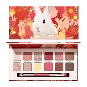 Perfect Diary Animal Eyeshadow Palette (1.2 g x 12 Colors) (Lucky Rabbit Pink)