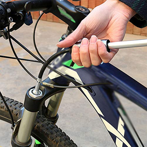 Bomba de bicicleta, Romacci Mangueira de bomba de ar manual de bomba de bicicleta 160 PSI Medidor de
