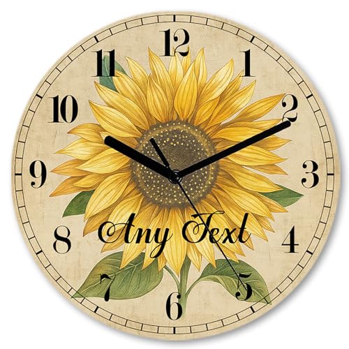 Reloj de pared redondo silencioso Ivyyvi 29.5cm miniatura 1