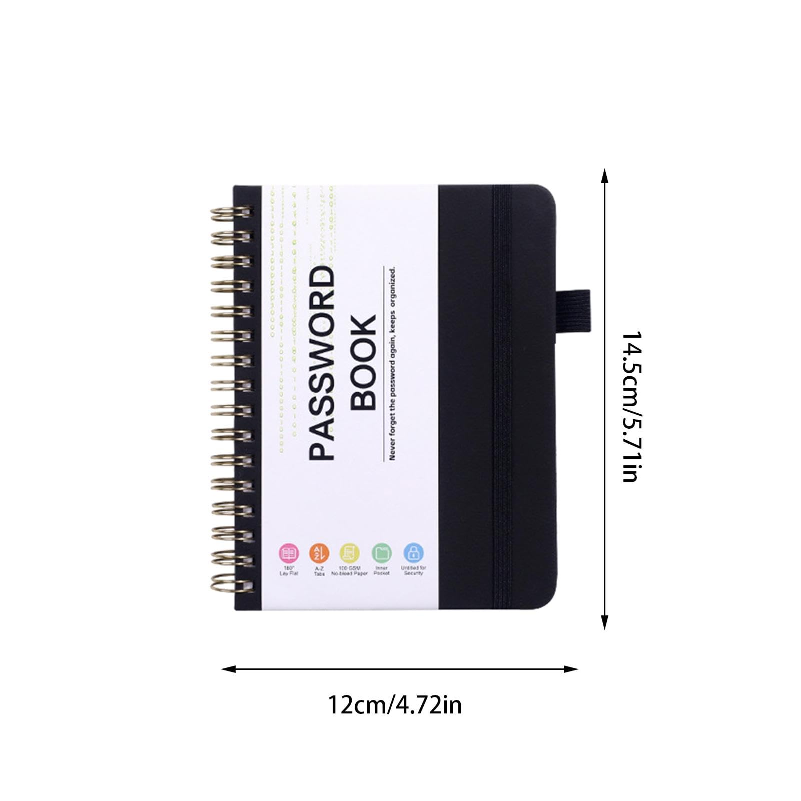 などさま確認ページ♡ Amazon.co.jp: Wezalget パスワードキーパーブック、コンパクト