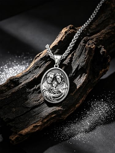 Collier acier inoxydable talisman protecteur inaltérable KINGWHYTE - 3