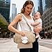 Puffer Crossbody Bags for Women Mom Large Diaper Bag Purse with Wipes and Trash Dispenser Shoulder Bag Cross Body Purses for Women Nylon Puffy Messenger Bags Women's Handbags Tote Adjustable Strap