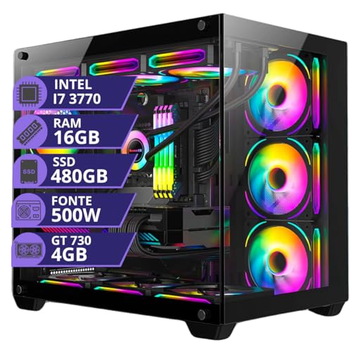 Pc Gamer Aquario Intel I7 3.4ghz Ssd 480gb Memoria 16gb Placa Vid...