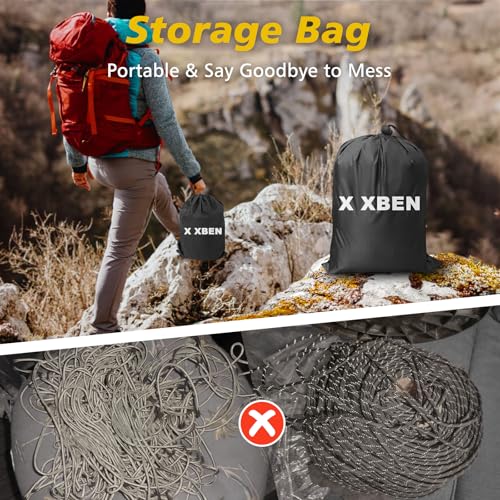 X XBEN Paracord Reflective 1000lb, 50/100/200/500/1000ft 4mm, 13 Strand Paracord Rope, Tactical Parachute Cord for Camping, Fishing, Clothesline, Hammock, Tent & Survival Bracelet, Army Green - Image 6