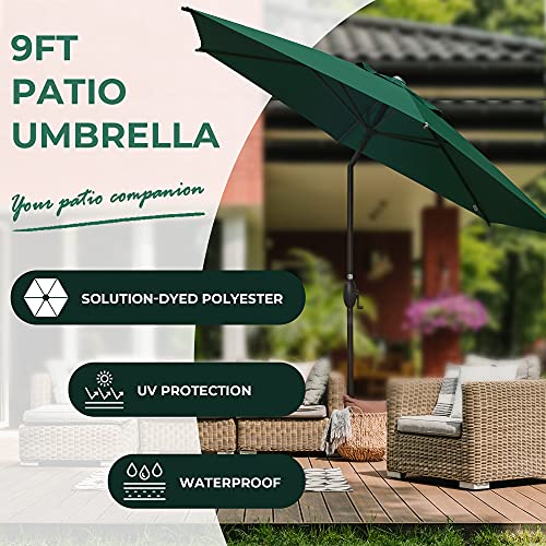 image for Abba Patio 9ft Patio Umbrella Outdoor Umbrella Patio Market Table Umbr