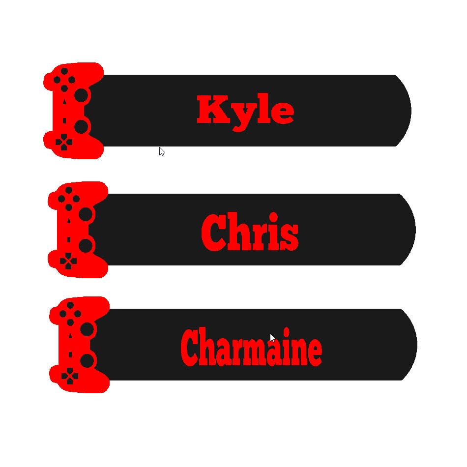 Personalised Gaming Controller Bookmark, 15cm, Biodegradable PLA (Pack of 3)