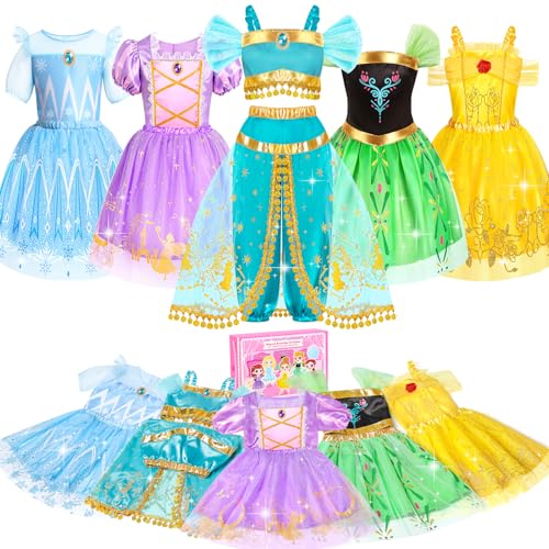 Jeowoqao Princess Costumes for Girls,...