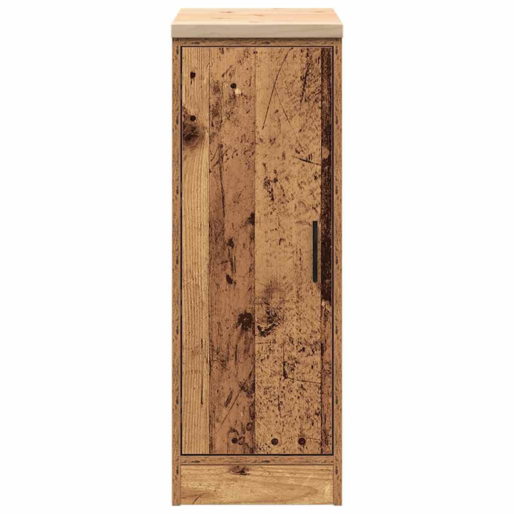 Générique Armoire de Rangement de Garage Vieux Bois 30x51x85 cm Bois pin,Entreprise & Industrie,Stockage Industriel,Armoires industrielles,Brun,18 KG,860560