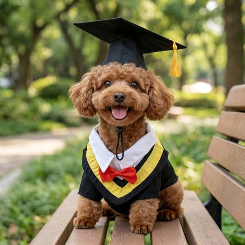 Disfraz de Graduación 2 Pzs para Perros y Gatos miniatura 6