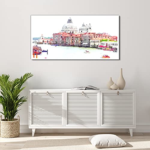 Tableau plexiglas Venise 120x60 cm pour salon