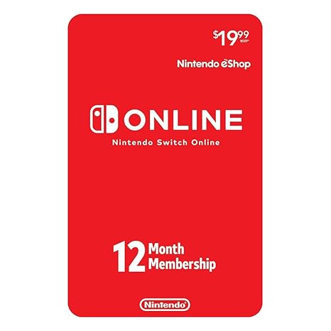 Nintendo eShop 12-Month Subscription Gift code