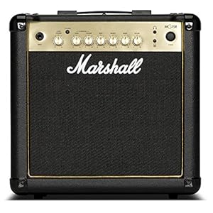 Marshall MG15GR – 15W Black and Gold Combo Guitar w/Spring Reverb