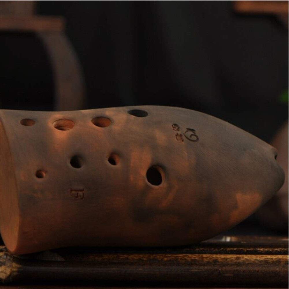 Element Ocarina Water in F Major Tenor Ocarina Instrumento musical ahumado de diez agujeros Ocarina F-Smoke izquierda principiante profesional tono de juego adecuado para principiantes para