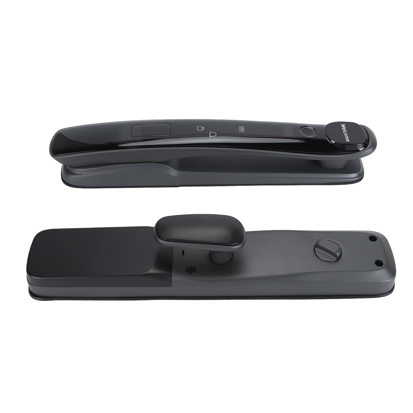 Entry LockIntelligen Entry Lock Semiconductor Fingerprint Password Card NFC Key 7 Ways Unlock Electronic Lock for Home Villa Hotel of Keyl